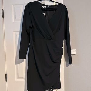 Maurices Black Wrap Dress